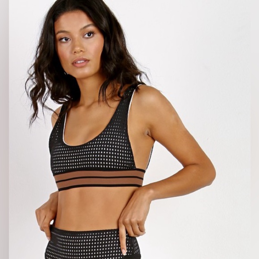 Olympia Activewear Zuma Bra Jet Mesh